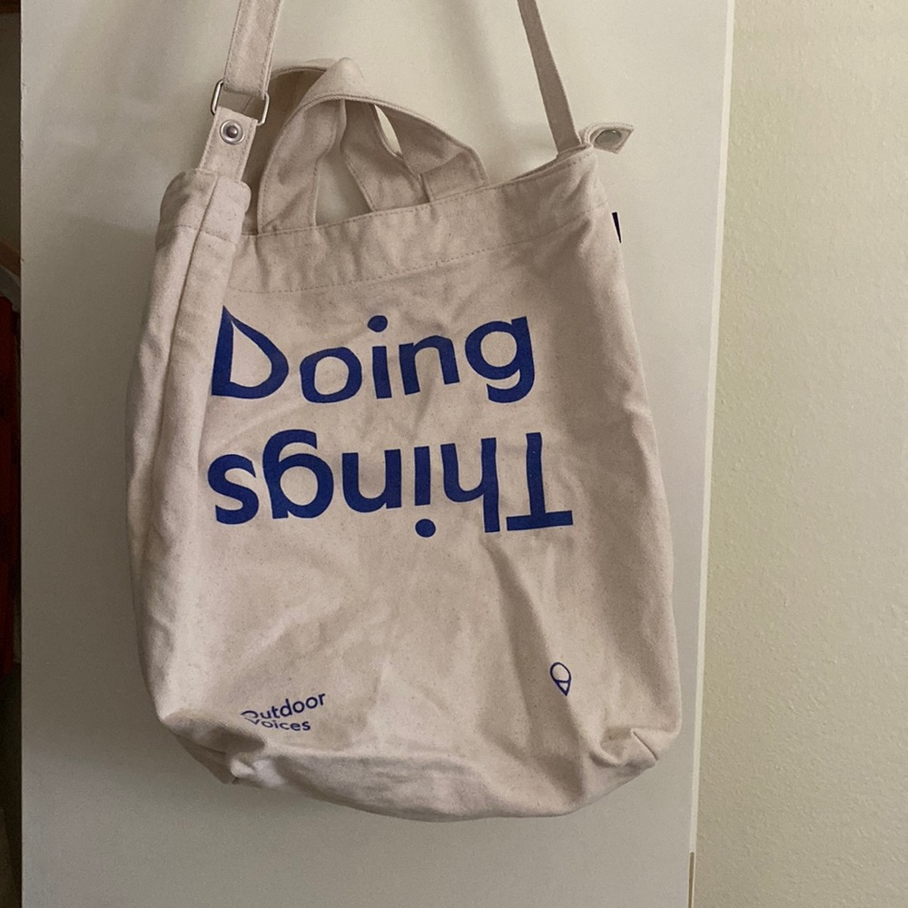 Outdoor Voices Canvas Tote Bag